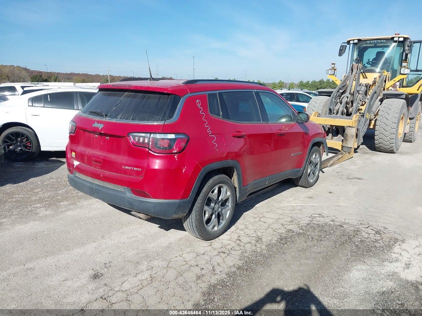 Vin: 3c4njccb0kt662538, lot: 44141663, jeep compass limited fwd 20194