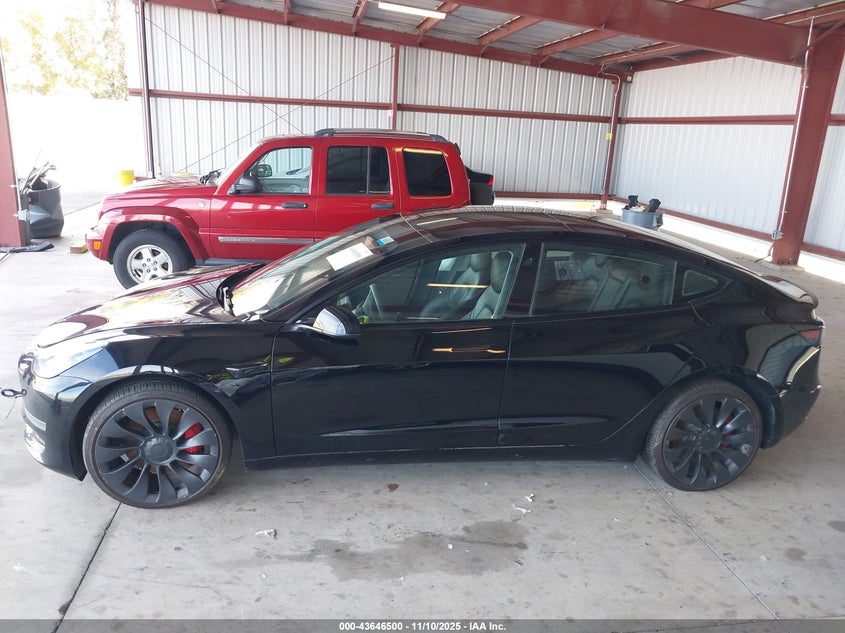2021 Tesla Model 3 Performance Dual Motor All-Wheel Drive VIN: 5YJ3E1EC2MF093067 Lot: 43646500