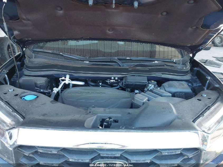 2025 Honda Passport Awd Ex-L VIN: 5FNYF8H53SB019663 Lot: 43646532