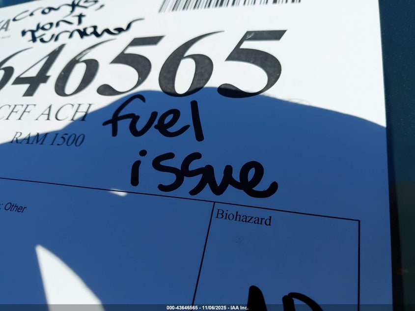 2008 Dodge Ram 1500 Slt VIN: 1D7HU18248S601016 Lot: 43646565