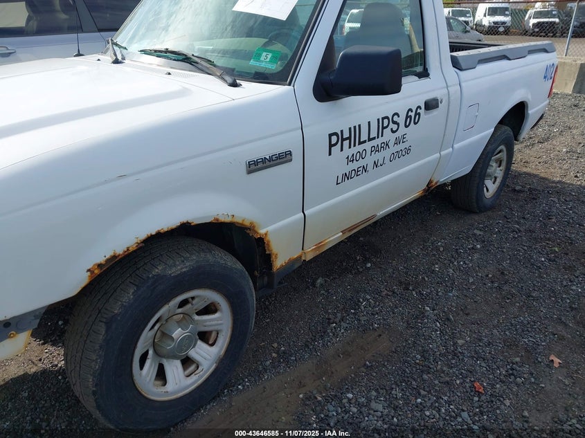 2007 Ford Ranger Stx/Xl/Xlt VIN: 1FTYR10DX7PA87375 Lot: 43646585