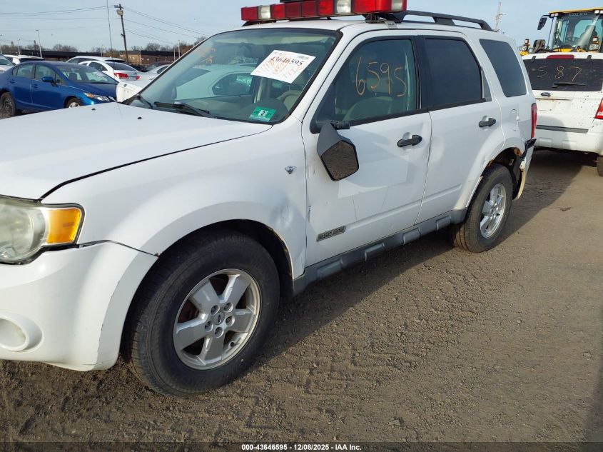 2008 Ford Escape Xlt VIN: 1FMCU93118KD30106 Lot: 43646595
