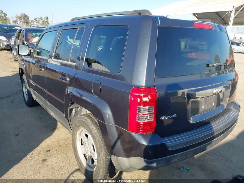 2014 JEEP PATRIOT SPORT 1C4NJRBB1ED533786