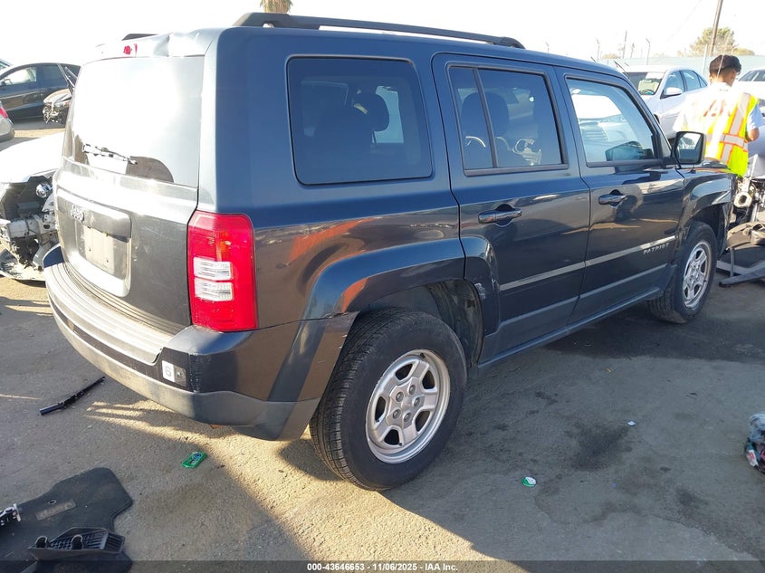 2014 JEEP PATRIOT SPORT 1C4NJRBB1ED533786