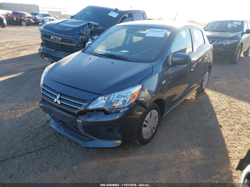 Vin: ml32auhj6rh026467, lot: 44141862, mitsubishi mirage es/le 20242