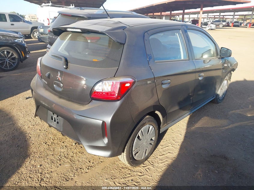 Vin: ml32auhj6rh026467, lot: 44141862, mitsubishi mirage es/le 20244