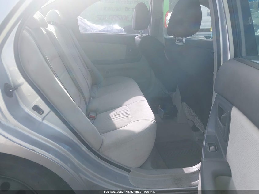 2006 Kia Spectra Ex/Lx/Sx VIN: KNAFE121365245651 Lot: 43646667