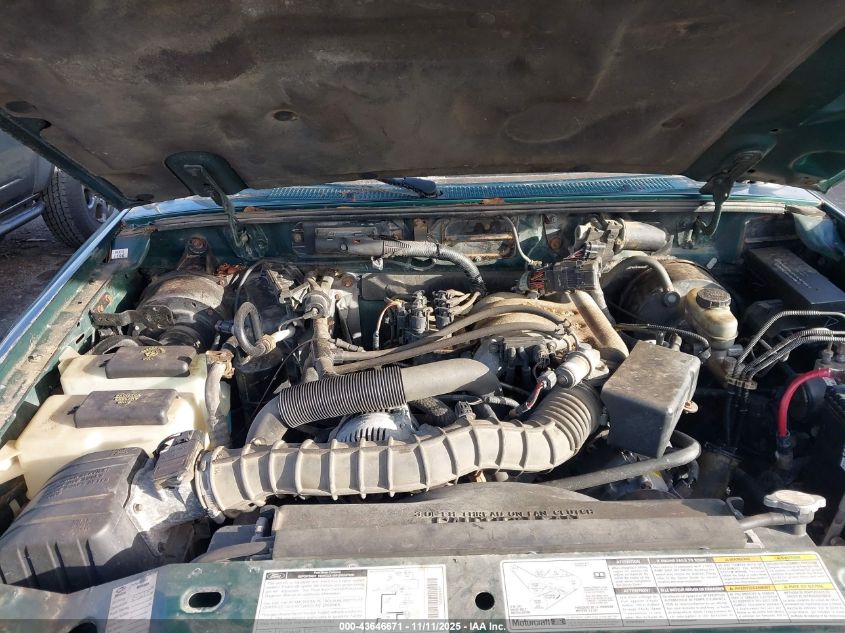 2000 Ford Ranger Xl/Xlt VIN: 1FTZR15V4YTA08362 Lot: 43646671