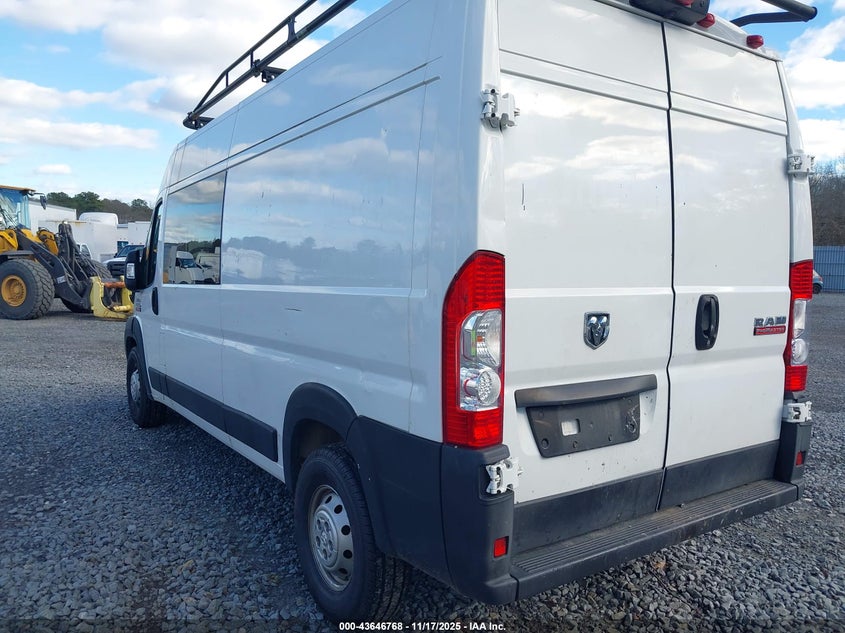 2021 Ram Promaster 2500 High Roof 159 Wb VIN: 3C6LRVDG9ME509113 Lot: 43646768