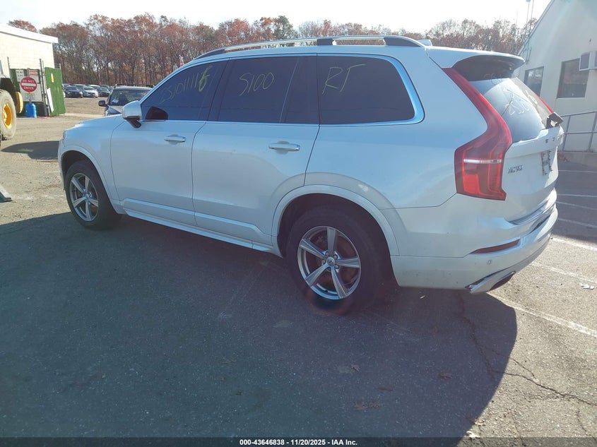 Vin: yv4102xk4g1084770, lot: 44142037, volvo xc90 t5 momentum 20163