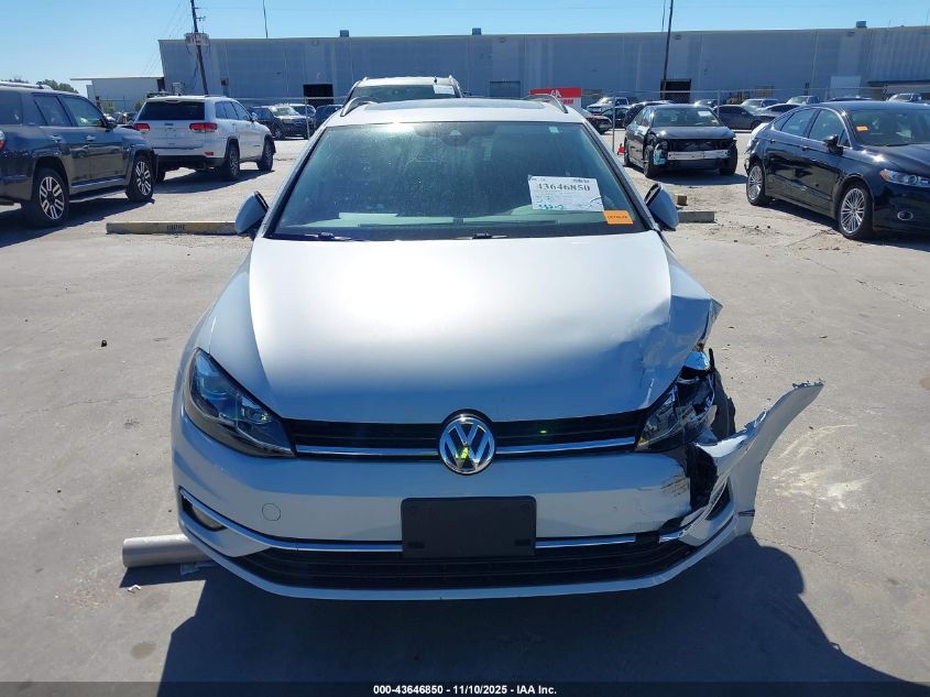 2019 Volkswagen Golf Sportwagen 1.4T S/1.4T Se VIN: 3VWY57AU8KM502461 Lot: 43646850