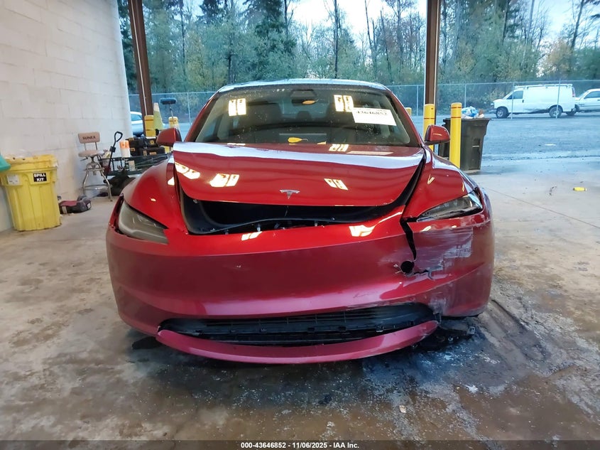 2024 Tesla Model 3 Long Range Dual Motor All-Wheel Drive/Rear-Wheel Drive VIN: 5YJ3E1EAXRF735170 Lot: 43646852