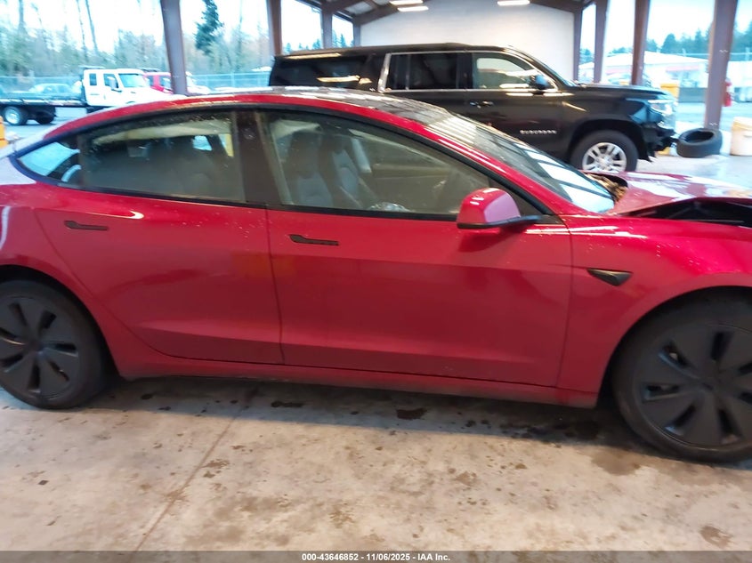 2024 Tesla Model 3 Long Range Dual Motor All-Wheel Drive/Rear-Wheel Drive VIN: 5YJ3E1EAXRF735170 Lot: 43646852