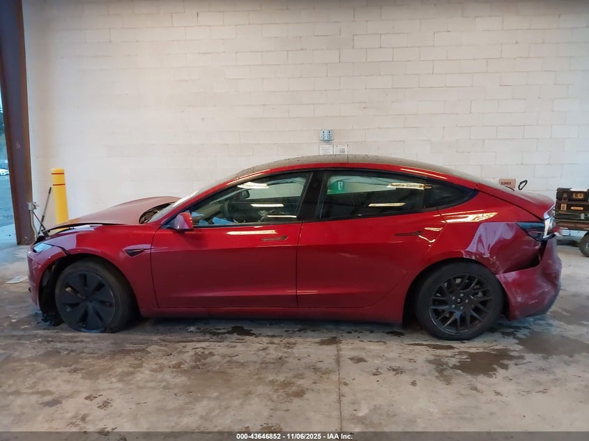 2024 Tesla Model 3 Long Range Dual Motor All-Wheel Drive/Rear-Wheel Drive VIN: 5YJ3E1EAXRF735170 Lot: 43646852