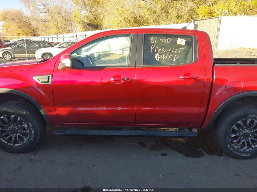 2020 Ford Ranger Lariat VIN: 1FTER4FH0LLA76921 Lot: 43646853