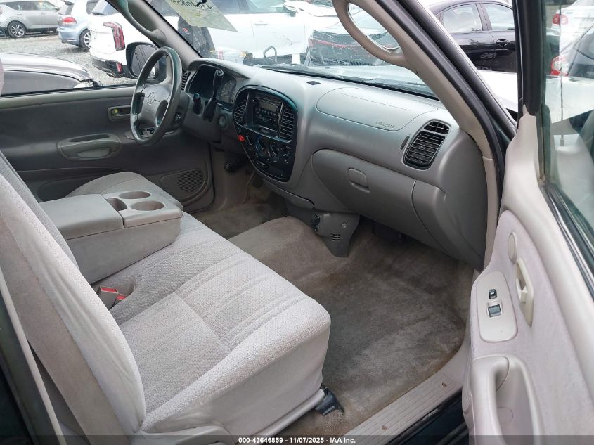 2000 Toyota Tundra Sr5 V8 VIN: 5TBBT4415YS118704 Lot: 43646859