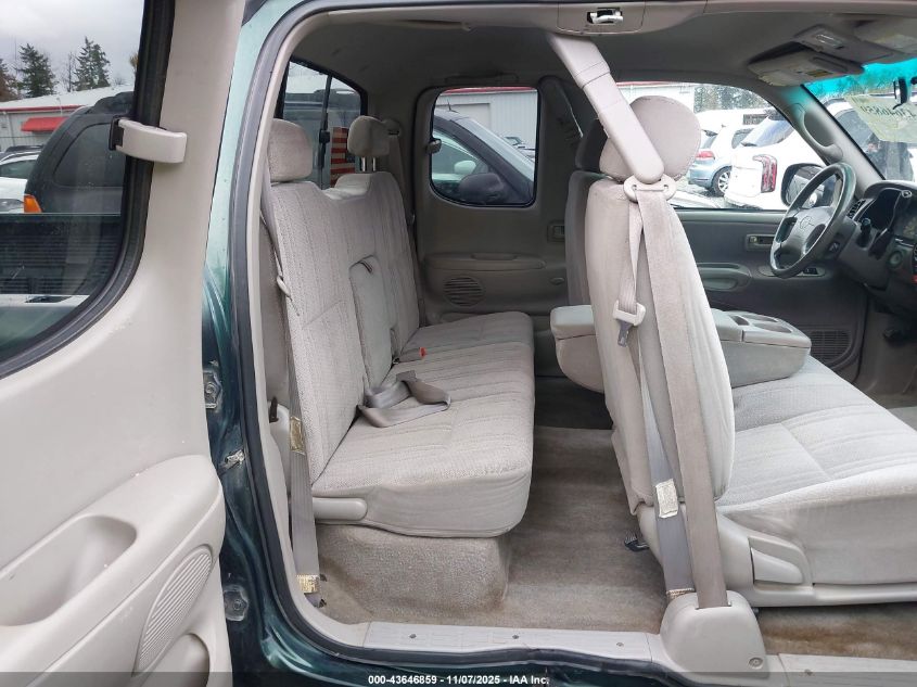 2000 Toyota Tundra Sr5 V8 VIN: 5TBBT4415YS118704 Lot: 43646859