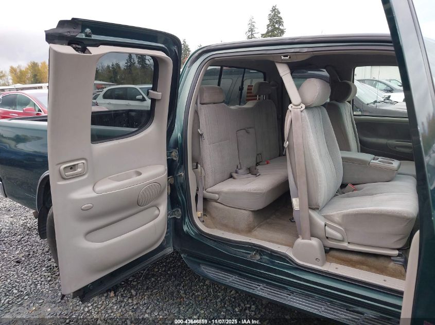 2000 Toyota Tundra Sr5 V8 VIN: 5TBBT4415YS118704 Lot: 43646859