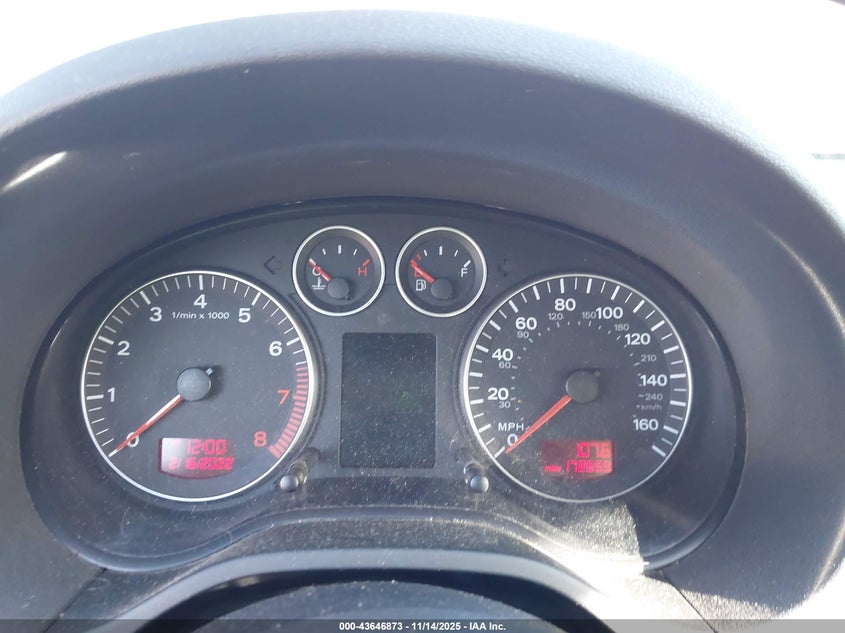 2008 Audi A3 2.0T VIN: WAUHF78P18A075935 Lot: 43646873