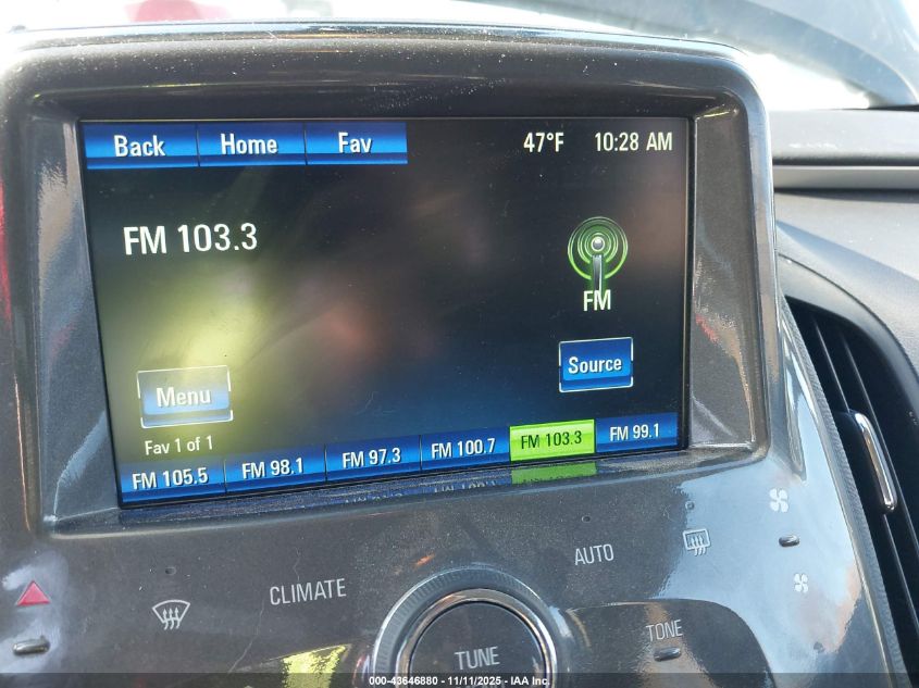 2015 Chevrolet Volt VIN: 1G1RA6E48FU122313 Lot: 43646880