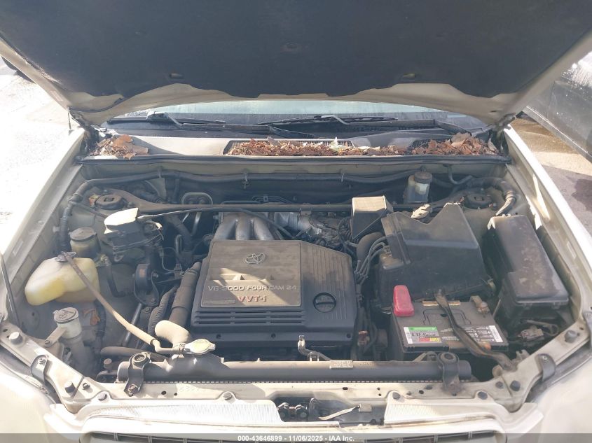 2003 Toyota Highlander V6 VIN: JTEGF21AX30087325 Lot: 43646899