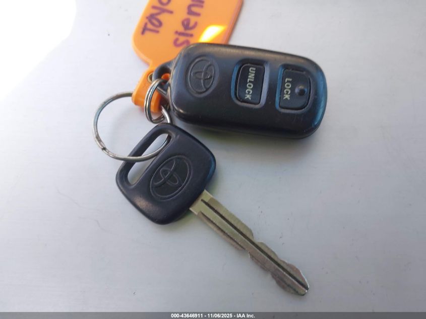 2003 Toyota Sienna Ce VIN: 4T3ZF19CX3U514799 Lot: 43646911