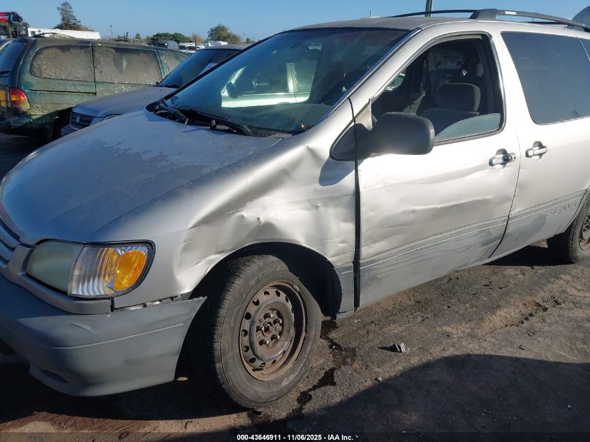 2003 Toyota Sienna Ce VIN: 4T3ZF19CX3U514799 Lot: 43646911