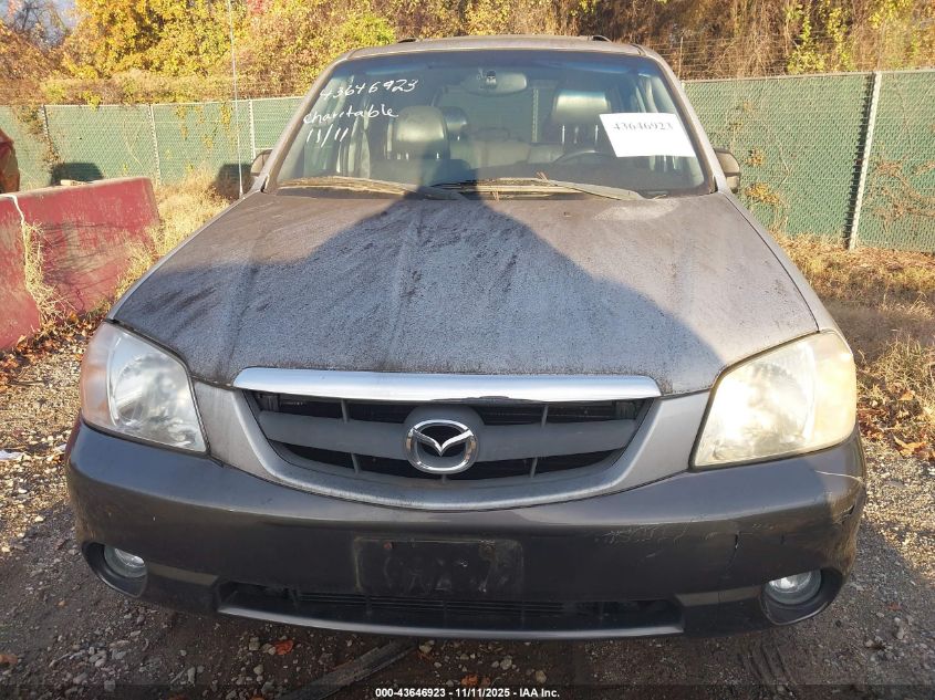 2004 Mazda Tribute Es V6 VIN: 4F2CZ96124KM17105 Lot: 43646923