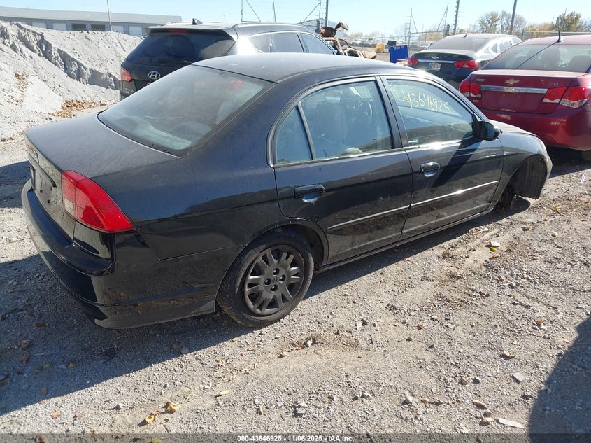 JHMES16515S002651 2005 HONDA CIVIC photo no. 4