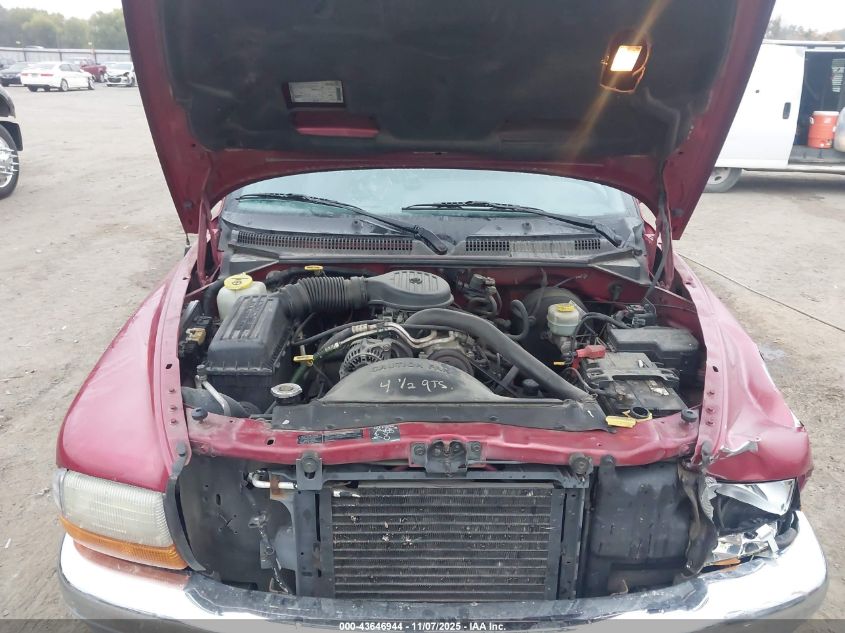 1999 Dodge Dakota Slt/Sport VIN: 1B7GL22X6XS284776 Lot: 43646944