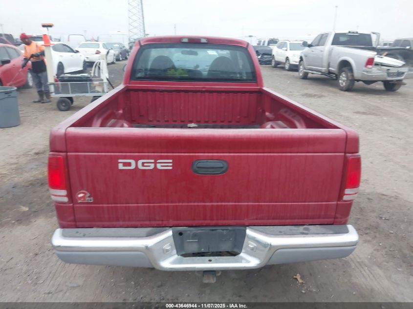 1999 Dodge Dakota Slt/Sport VIN: 1B7GL22X6XS284776 Lot: 43646944