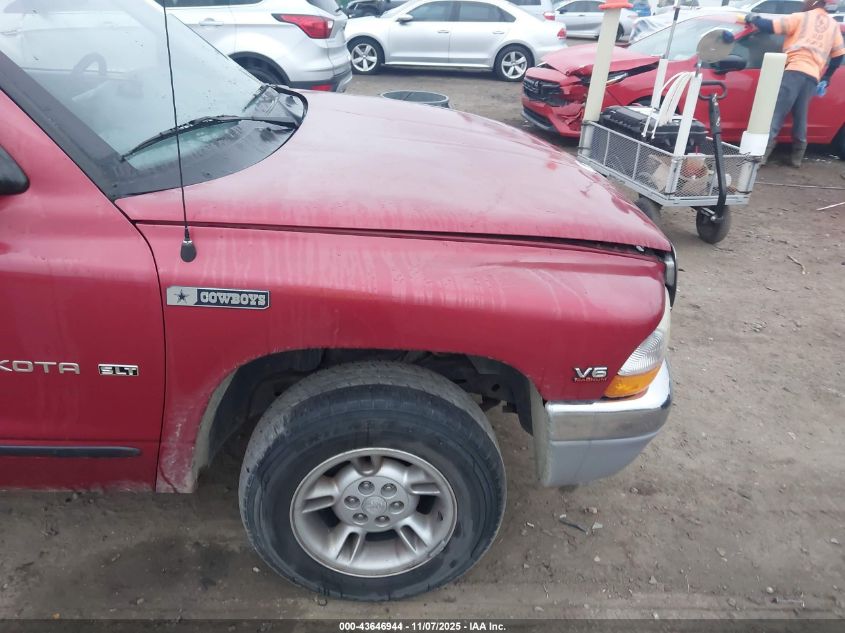 1999 Dodge Dakota Slt/Sport VIN: 1B7GL22X6XS284776 Lot: 43646944