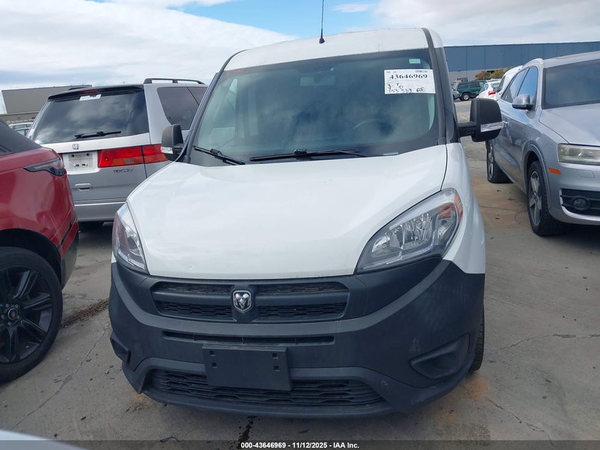 2018 Ram Promaster City Tradesman VIN: ZFBERFAB5J6L61384 Lot: 43646969