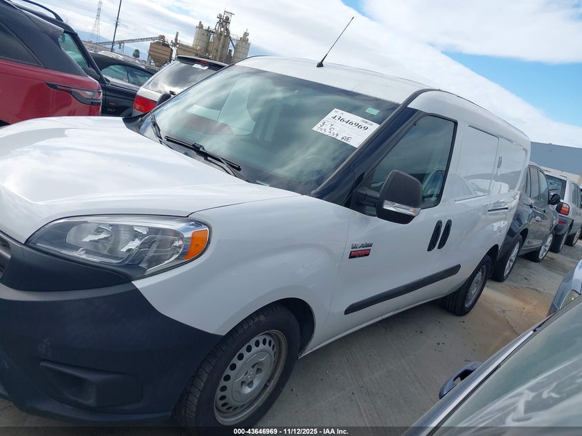 2018 Ram Promaster City Tradesman VIN: ZFBERFAB5J6L61384 Lot: 43646969