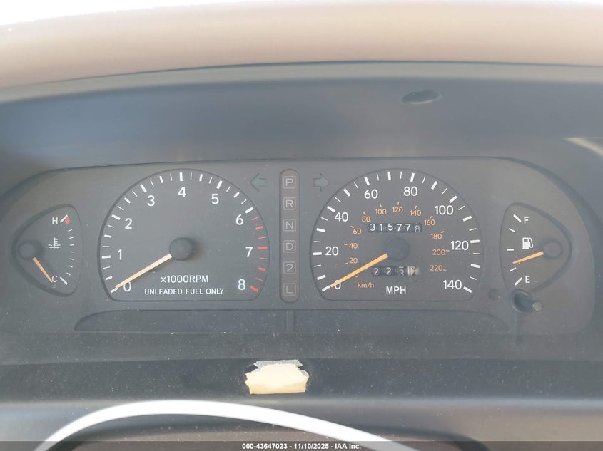 1996 Toyota Avalon Xl/Xls VIN: 4T1BF12B9TU120593 Lot: 43647023