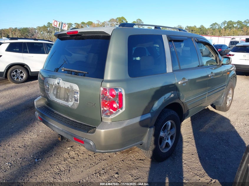 5FNYF28437B011929 2007 HONDA PILOT photo no. 4