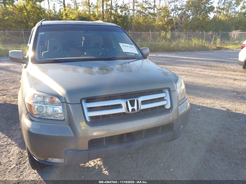 5FNYF28437B011929 2007 HONDA PILOT photo no. 6