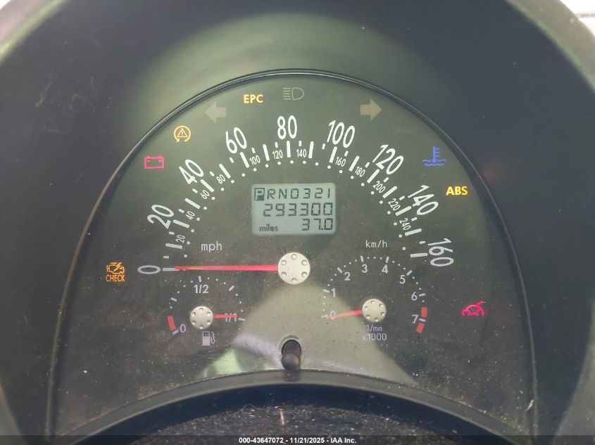 2000 Volkswagen New Beetle Gls 1.8L Turbo VIN: 3VWCD21CXYM467650 Lot: 43647072