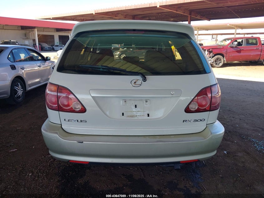 2000 Lexus Rx 300 VIN: JT6GF10U0Y0080649 Lot: 43647089