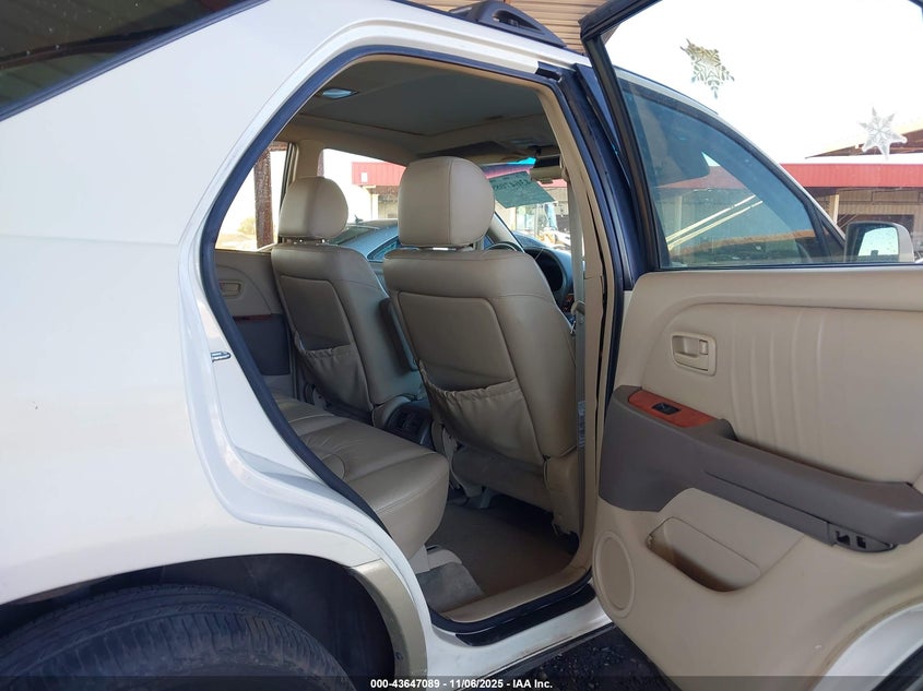 2000 Lexus Rx 300 VIN: JT6GF10U0Y0080649 Lot: 43647089