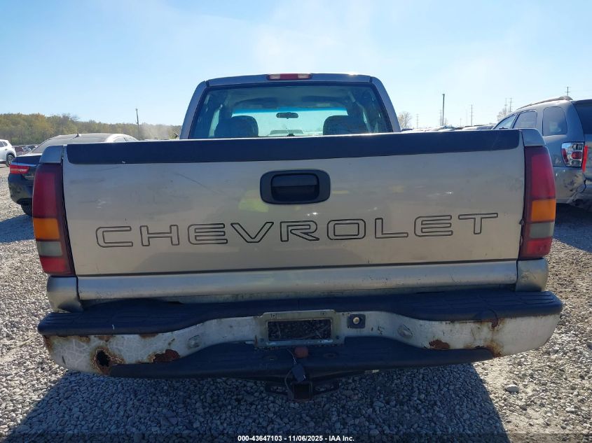 2001 Chevrolet Silverado 1500 VIN: 2GCEC19WX11201565 Lot: 43647103