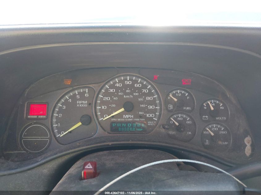 2001 Chevrolet Silverado 1500 VIN: 2GCEC19WX11201565 Lot: 43647103