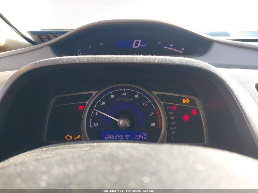 2008 Honda Civic Lx VIN: 1HGFA16518L082865 Lot: 43647133