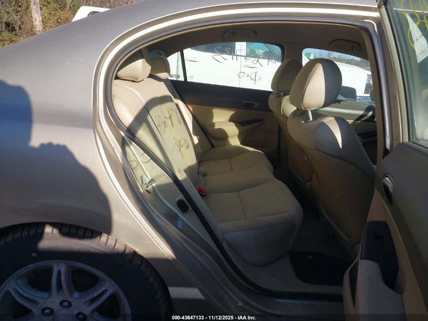 2008 Honda Civic Lx VIN: 1HGFA16518L082865 Lot: 43647133