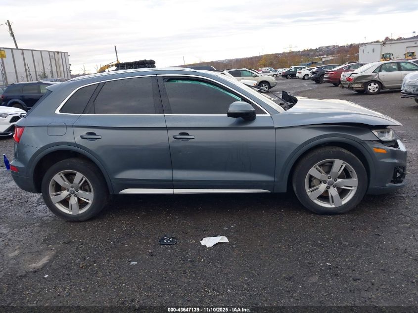 2019 Audi Q5 45 Premium VIN: WA1BNAFY1K2075370 Lot: 43647139