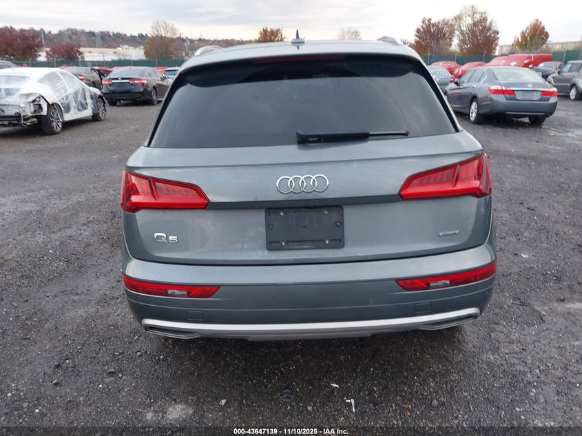 2019 Audi Q5 45 Premium VIN: WA1BNAFY1K2075370 Lot: 43647139