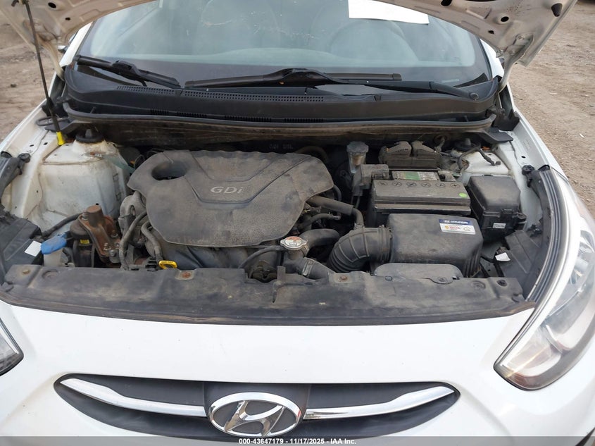 2015 Hyundai Accent Gls VIN: KMHCT4AE5FU881166 Lot: 43647179