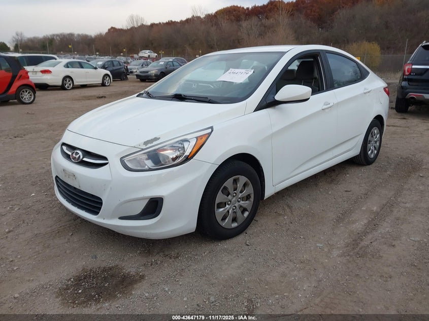 2015 Hyundai Accent Gls VIN: KMHCT4AE5FU881166 Lot: 43647179