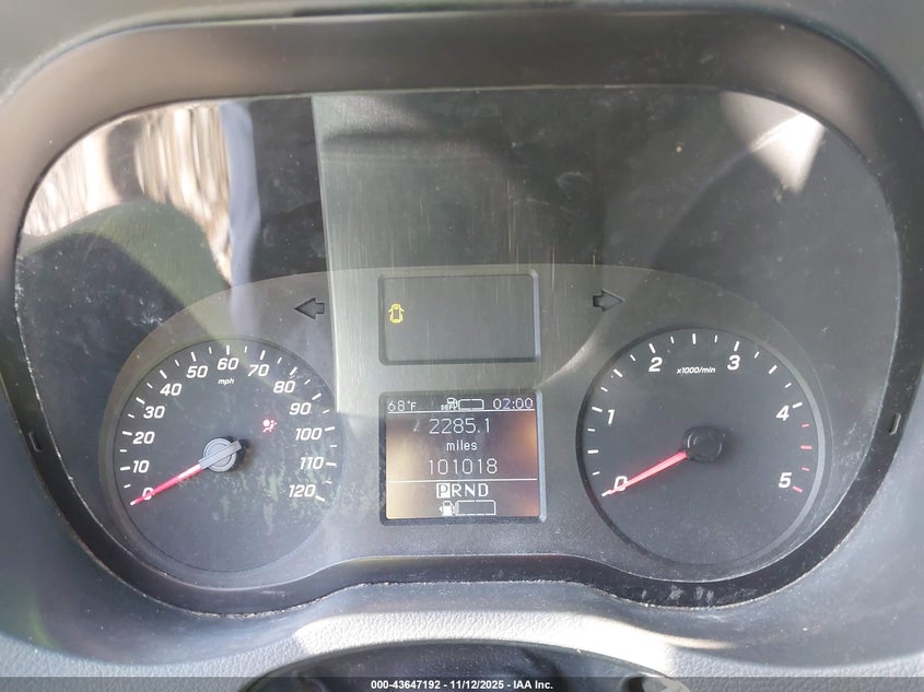 2019 Mercedes-Benz Sprinter 2500 Standard Roof V6 VIN: WD4PF0CD3KP068904 Lot: 43647192