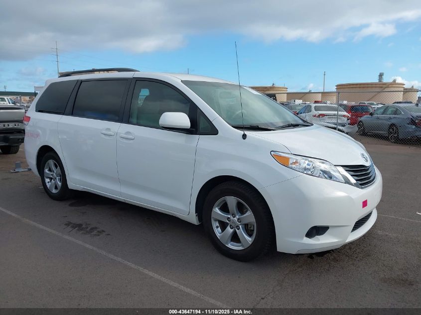 TOYOTA SIENNA LE V6 7 PASSENGER AUTO ACCESS SEAT/LE V6 7 PASSENGER MOBILITY/LE V6 8 PASSENGER